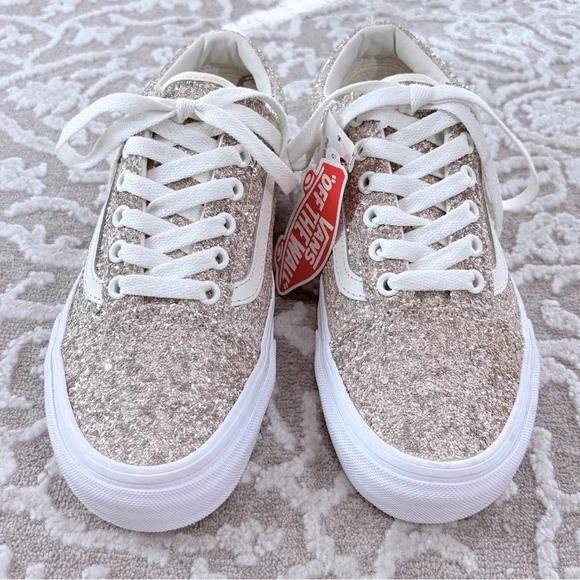 NWT Vans Old Skool Chunky Glitter Sneaker - Picture 5 of 11